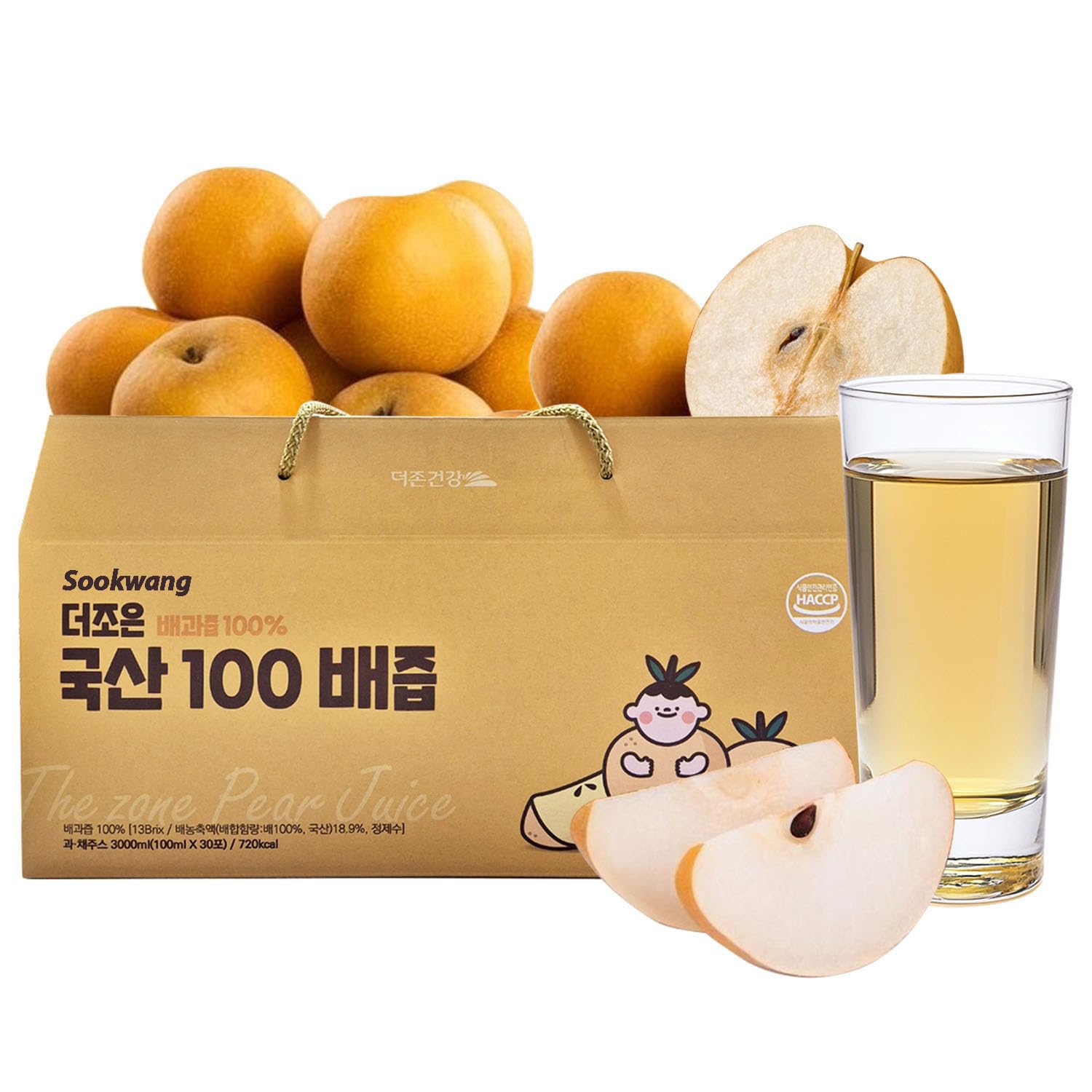 Amazon.com : Sookwnag Premium Korean Pear Extract Juice - Pure