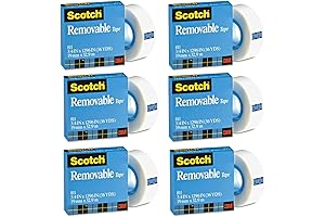 Scotch Magic Removable Matte Tape Refill for Visible Line-Free Results