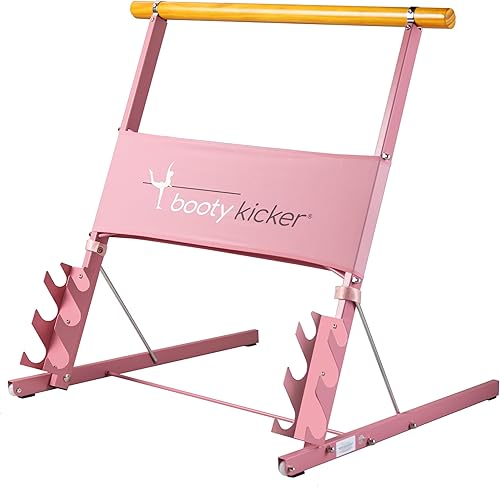 Miniatura 9 de Portable Folding Exercise Bar for Barre, Balance and Ballet Home Workouts, Strong Freestanding Stable Design