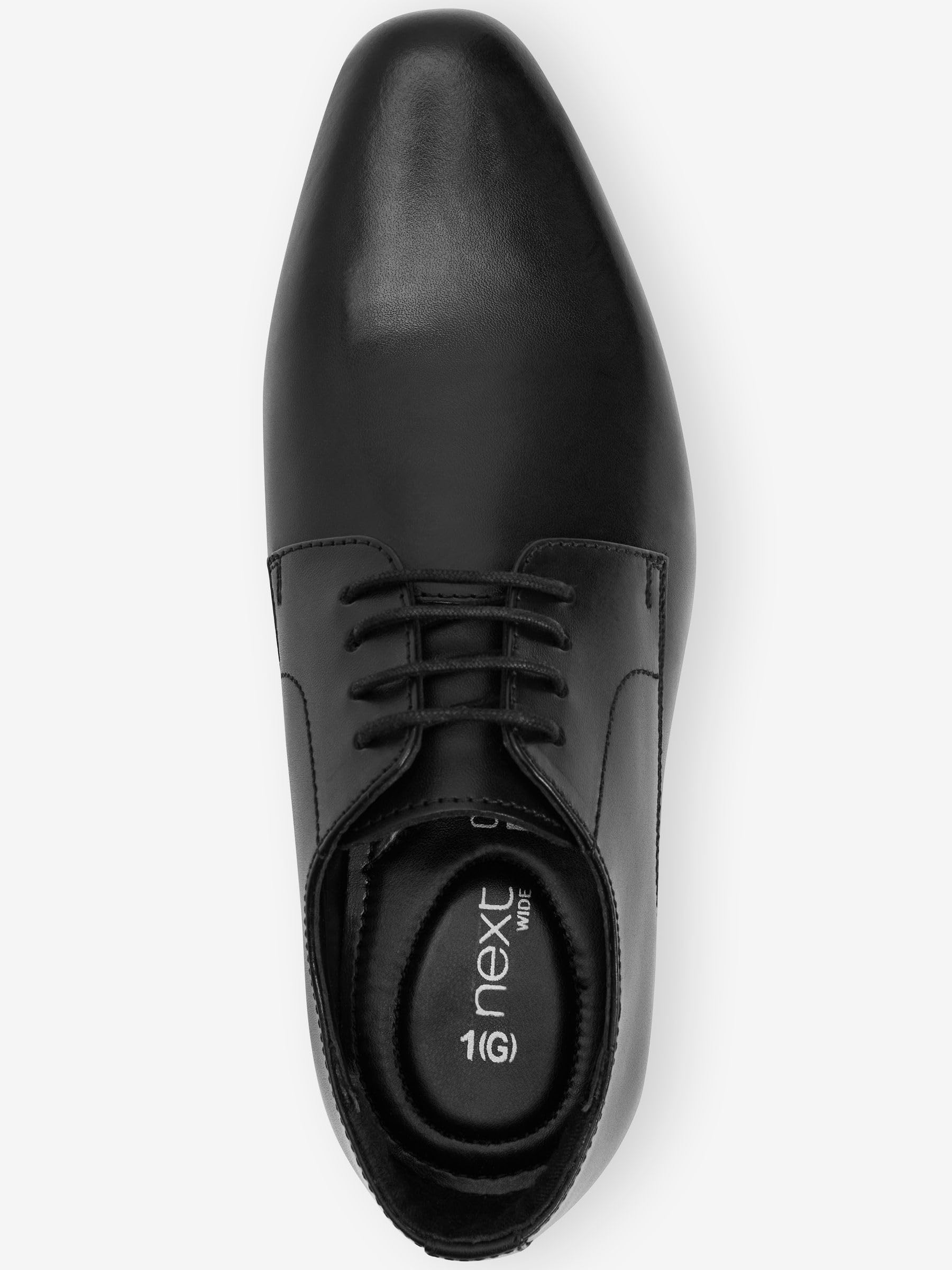 NEXT Jungen Weite Passform (G) Schul-Lederschuhe zum Schnüren, Weite Passform