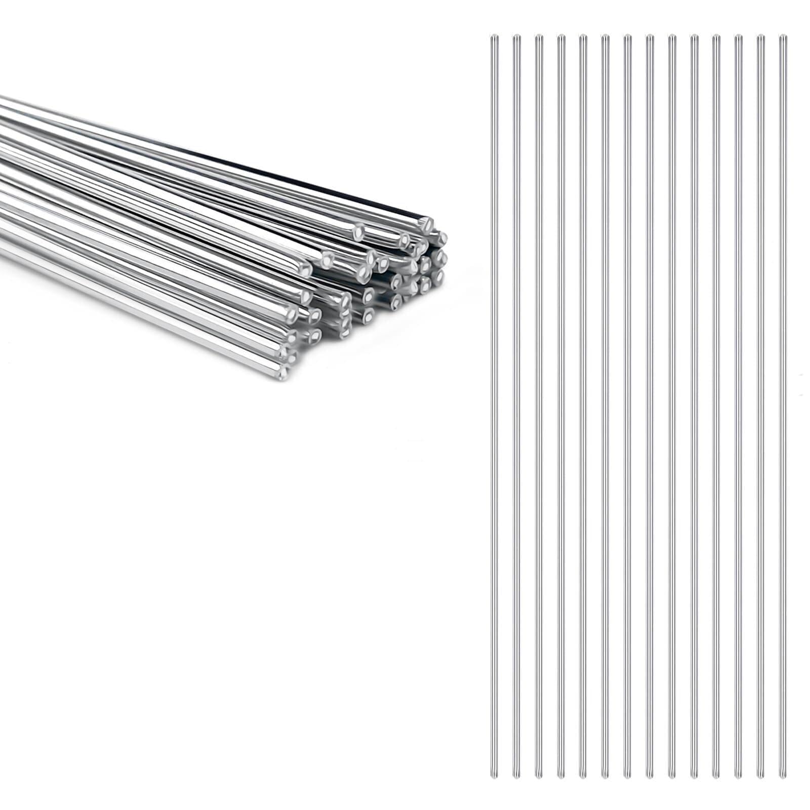25 Bagettes de Soudure alu 2x250mm à Flux pour Aluminium et cuivre, Basse