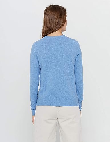 Miniatura 3 de State Cashmere Cárdigan de manga larga con cuello redondo y botones de cachemira 100% pura para mujer