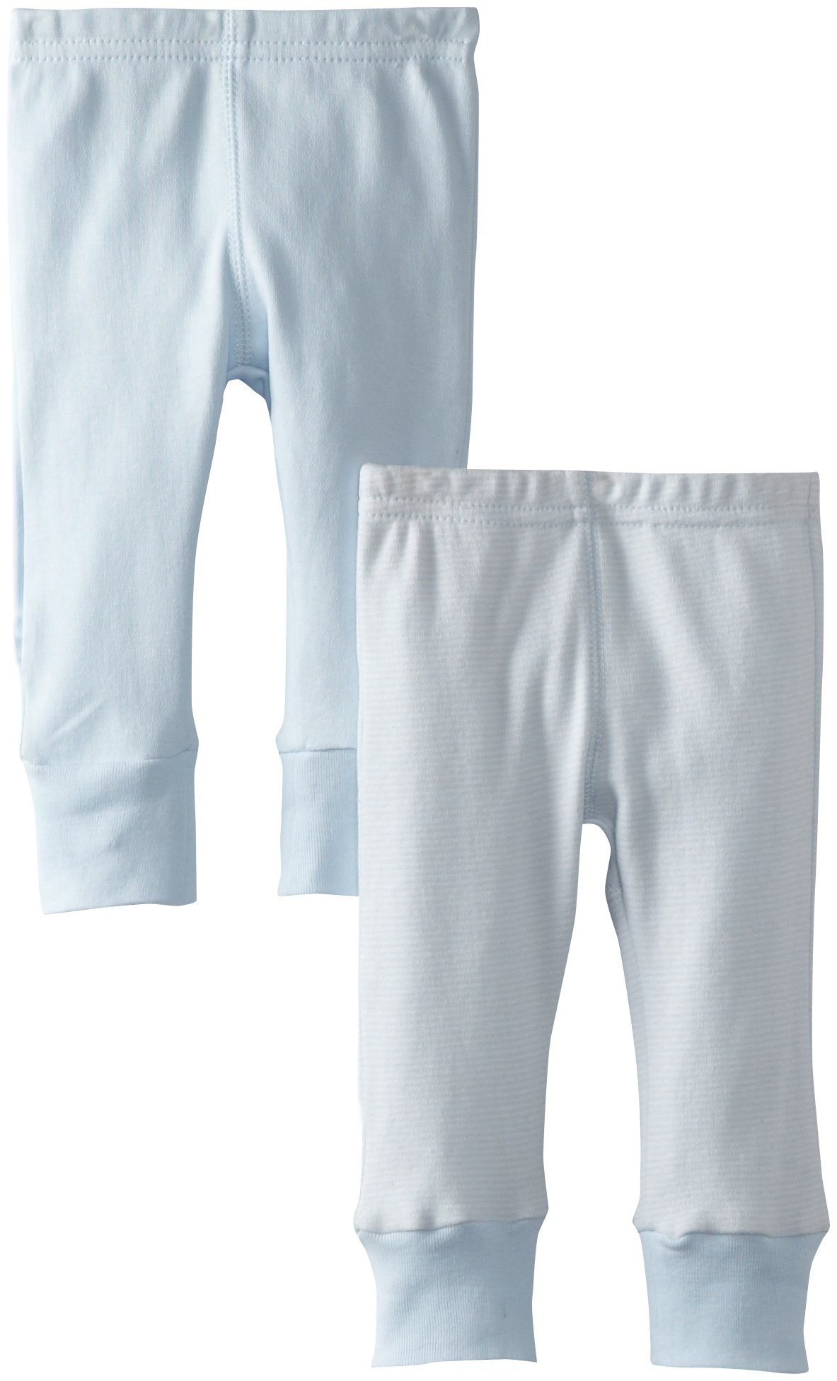 KushiesBaby Boys' Newborn Everday Mocha Layette 2 Pack Pant Set, 12 Months