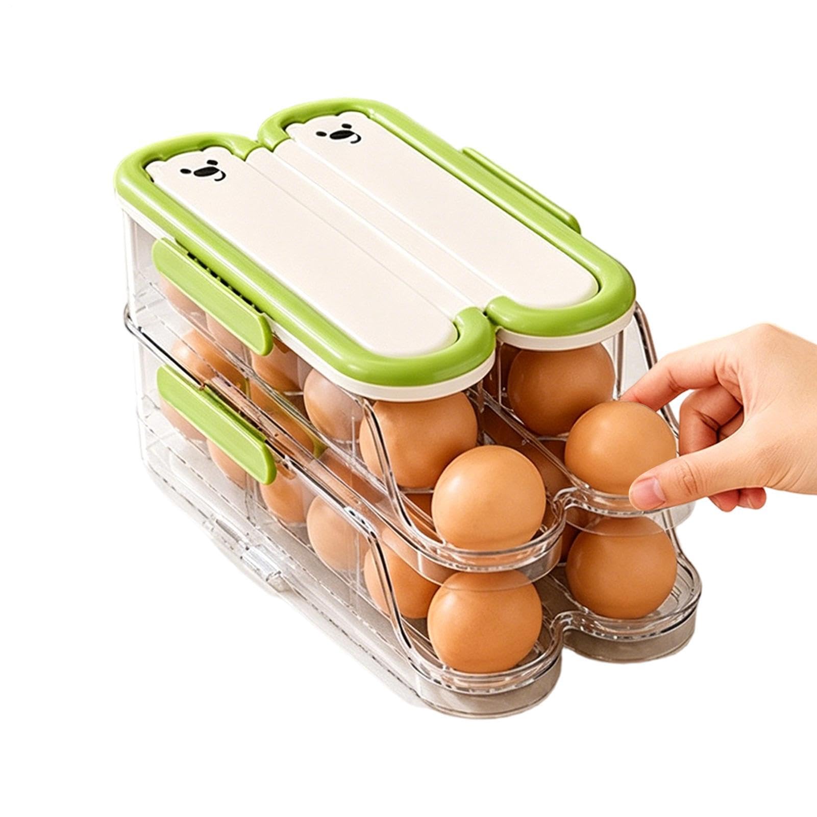 Dispensador de huevos para nevera que soluciona la falta de espacio y roturas