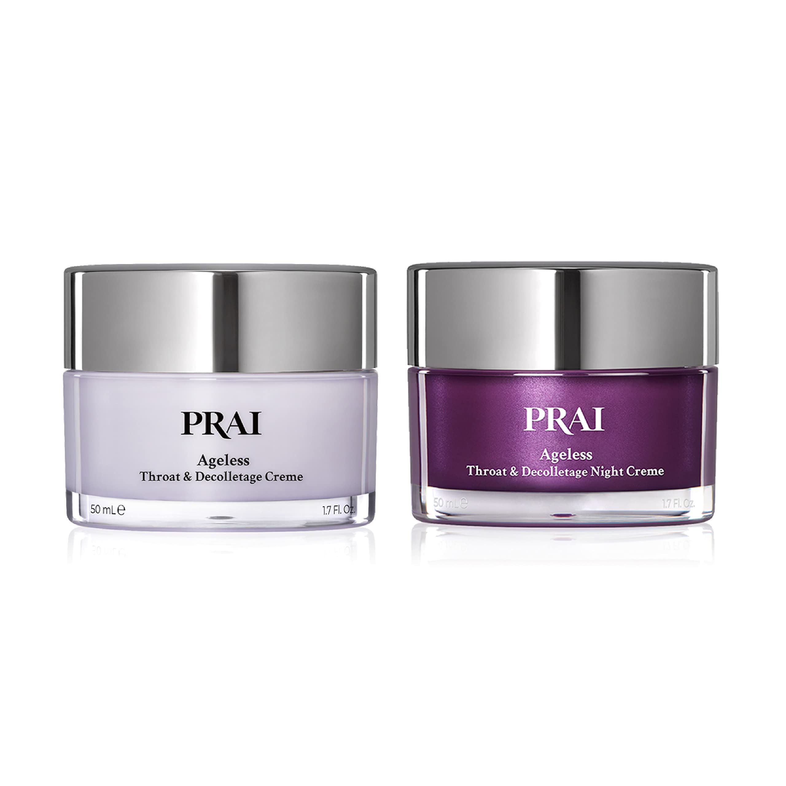 Buy PRAI Ageless Throat & Decolletage Day & Night Duo (50ml + 50ml
