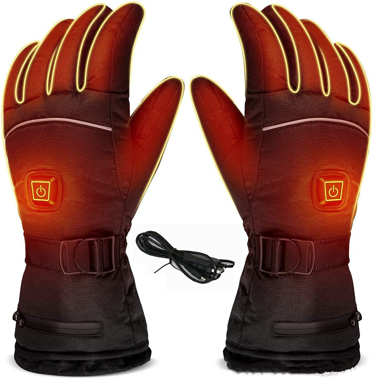 Gants chauffants d'hiver pour éliminer les mains gelées à la chasse