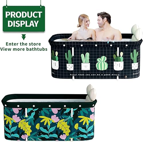 Miniatura 4 de Kit de bañera portátil, bañera plegable para adultos, bañera de pie para cabina de ducha, baño familiar separado, bañera de hidromasaje, ideal para