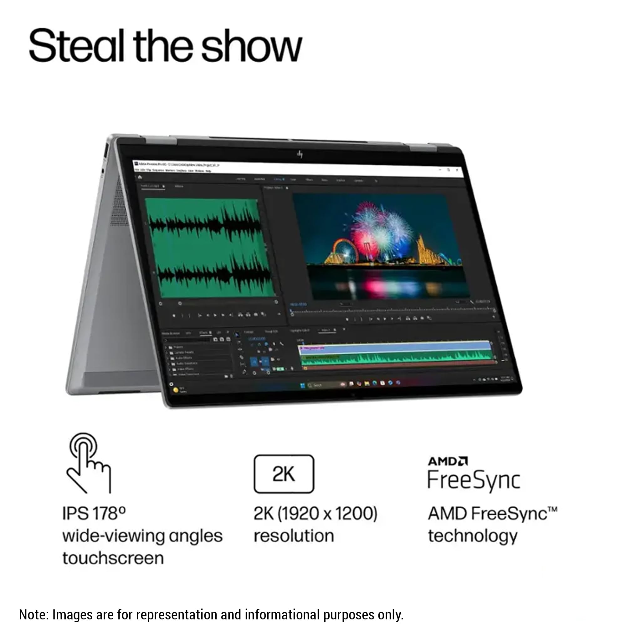 Amazon.com: HP OmniBook X Flip 2-in-1 Copilot+ Laptop, AMD Ryzen