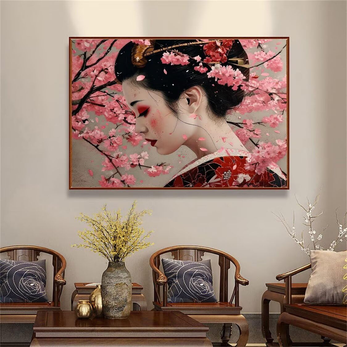 DIY Malarstwo diamentowe 5D, diamentowe zestawy gejszy dla dorosłych, sztuka ze strasu, płótno, haft, artykuły rzemieślnicze, dla dzieci i dorosłych, idealna dekoracja ścienna do domu, prezenty, 100 x