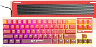 ゲーミングキーボード 磁気スイッチ バネなし 71キー PBTキーキャップ ラピッドトリガー マグレブ TMR アクチュエーションポイント 調整可能 CNCアルミ 8Kポーリングレート RGB 磁気浮上メカニカルキーボード ブラウザ上で設定が可能 有線 Windows/Mac対応 FPS・MOBA向け - UQ71R