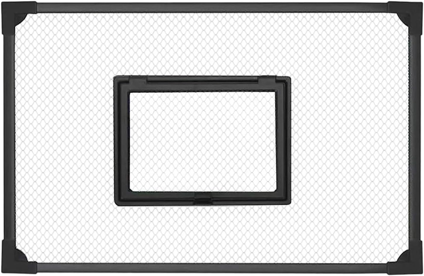 Aquarium Cover Made of 5 Mm Thick Mesh, Versatile, Wear-Resistant Accessory with Feeding Window, 50cmx30cm