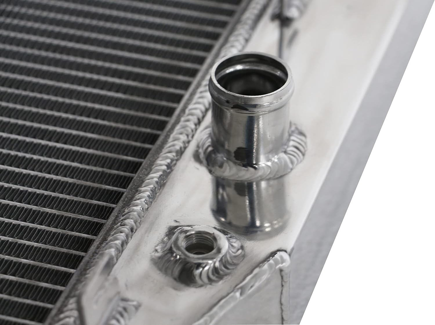 3 Row Radiator Fits 1997-2004 Chevrolet Corvette Base Coupe 2-Door 5.7L 350Cu. V8 C5 Z06 Polished Aluminum 24.75"×18"