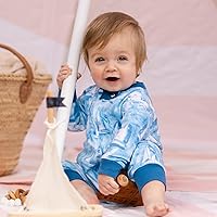 Vista 64 de Burt's Bees Baby - Pijama de una pieza para bebé, mameluco para dormir y jugar, algodón 100% orgánico, cremallera frontal Guitarra acústica.