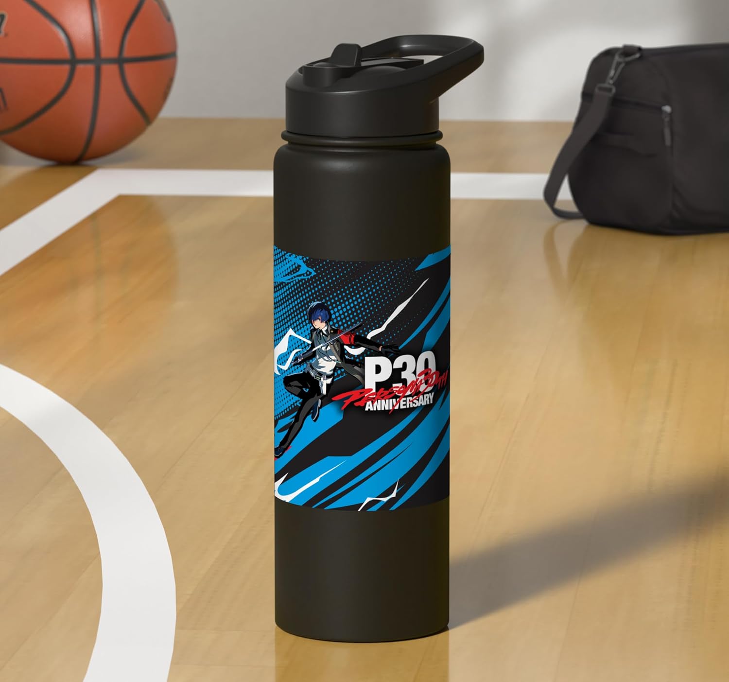 Persona 30th Anniversary P3 Protagonist ATLUS Stainless Steel Insulated Water Bottle