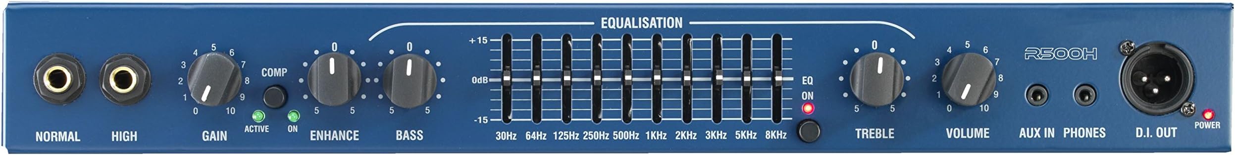 Laney RICHTER Series R500H - Bass Guitar Amplifier Head - 500W,Black,R500H