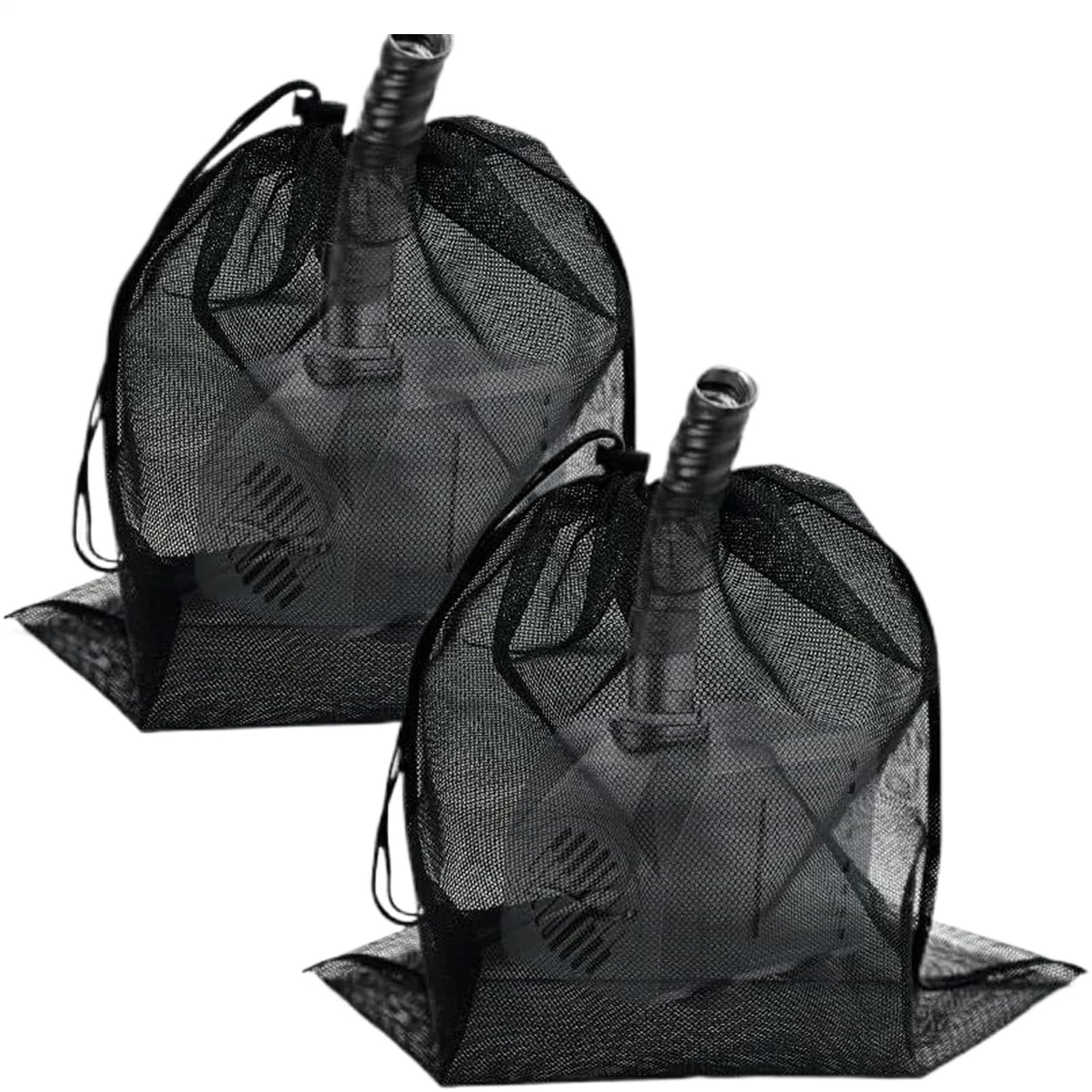 Sacca Filtro Pompa Acqua - Sacchetto Barriera Retinato Per Pompa Filtro Laghetto 2 Pezzi | Copertura Protettiva Elastica Impermeabile per Giardino