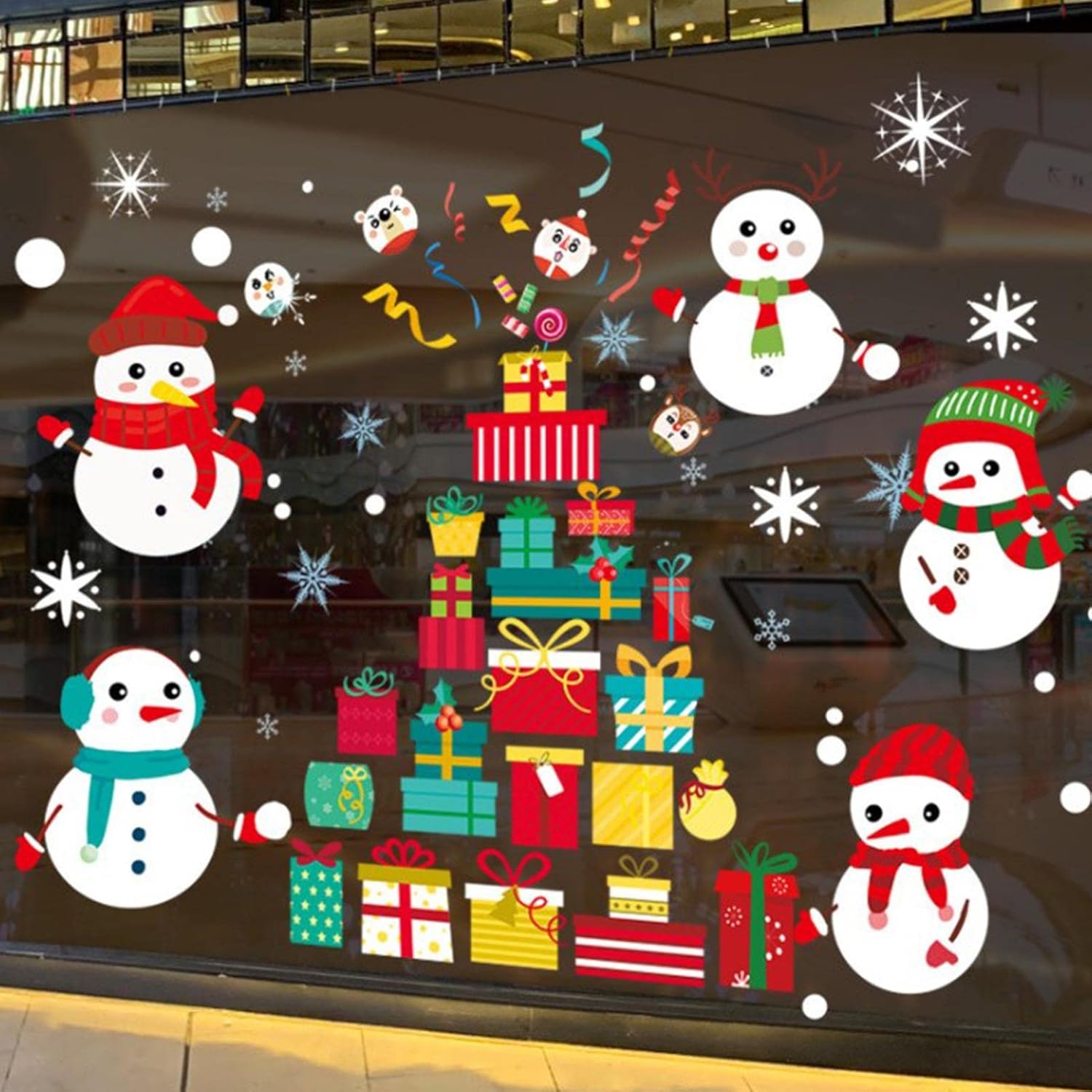 Tothoate クリスマス ウォールステッカー ガラスフィルム ウィンドウフィルム メリークリスマス スノーマン サンタクロース クリア スノードーム オーナメント グラス クリスタル ガーランド デザイナーズ ポスター ウォールシール 窓 飾る かわいい 窓飾り 壁紙 Diy Tothoate クリスマス ウォールステッカー ガラスフィルム ウィンドウフィルム メリークリスマス スノーマン サンタクロース クリア スノードーム オーナメント グラス クリスタル ガーランド デザイナーズ ポスター ウォールシール 窓 飾る かわいい 窓飾り 壁紙 Diy