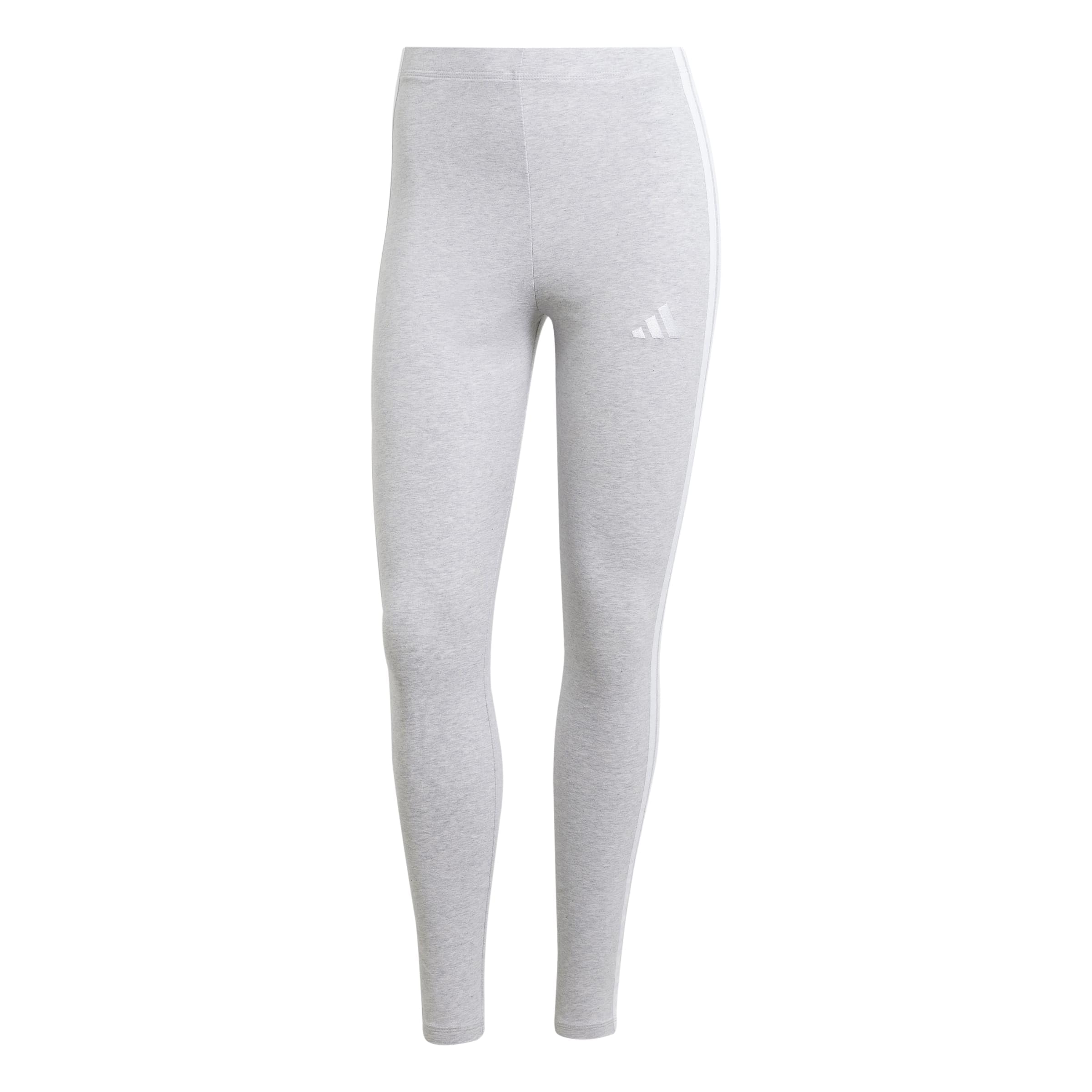 Adidas Sportswear Essentials 3-Stripes Leggings Women's Grey Marl Small