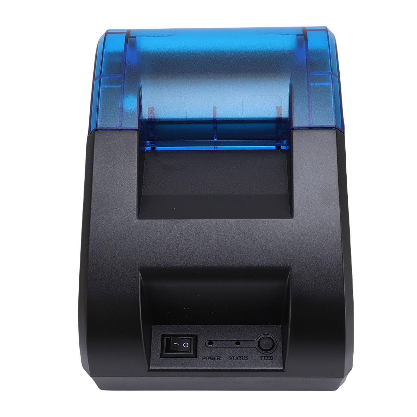 XUMIUZIY Impresora de Recibo Térmico Portátil, Impresora de Recibo Bluetooth USB de 58 Mm, Comando ESC POS, Uso con Teléfonos y Computadoras, para Restaurantes, Comida para Llevar,