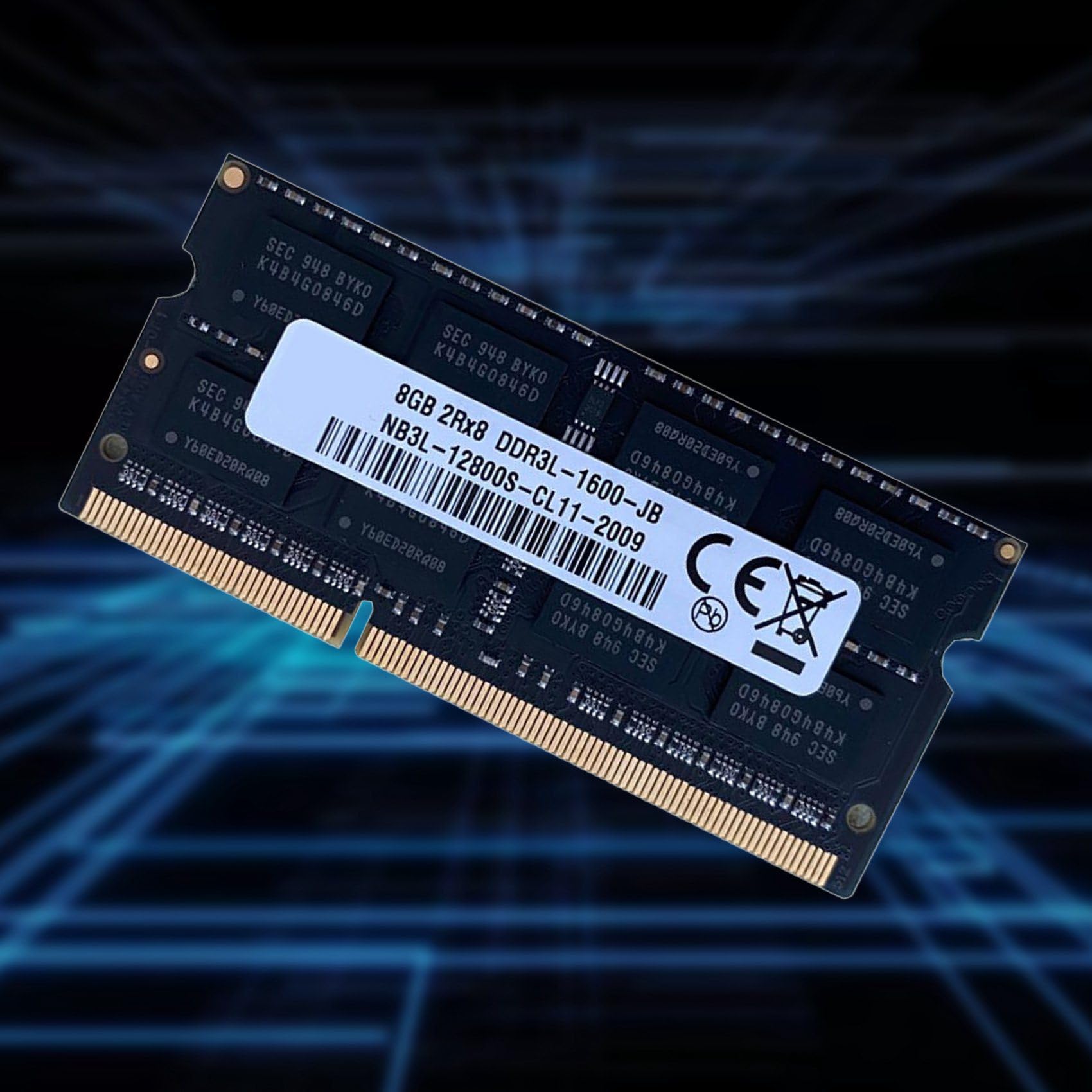ISTOVO 3 x DDR3 8 GB pamięci RAM laptopa 1600 MHz PC3-12800 1,35 V 204 piny SODIMM obsługa dwukanałowej pamięci laptopa
