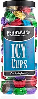 Original Chocolate Icy Cups Retro Sweets Gift Jar By Berrymans Sweet Shop - Classic Sweets, Traditional Taste.