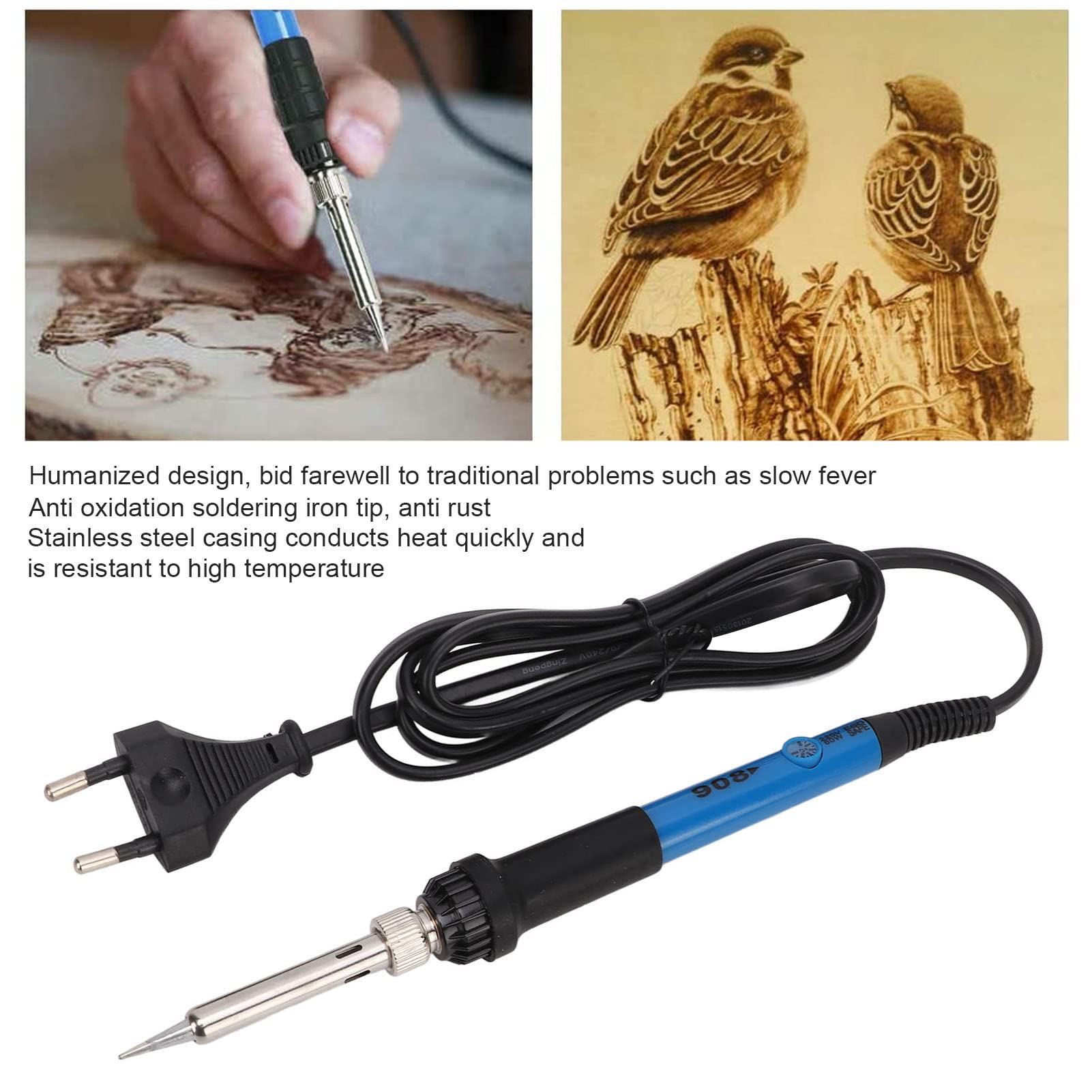 Saldatore Temperatura Regolabile Multimetro Temperatura Regolabile - Completo Di Multimetro E Accessori Kit Saldatore 60w - Foto 12