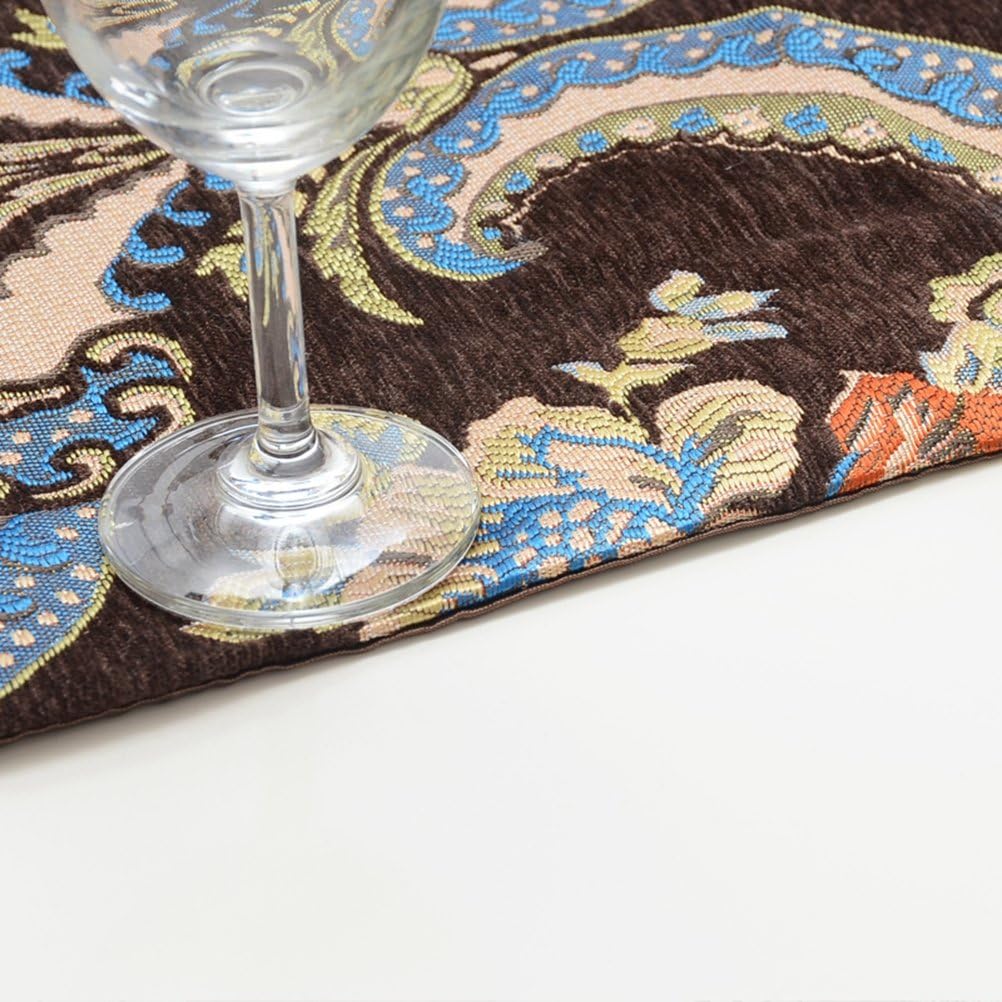 Flash Deals - 50% OFF LivebyCare Multi-Size Elegant Heavy Polyester Table Runners for Home Dining Table Decorative Coffee Table 13 x 72 Inches Polyester Embroidery Tea Table Runner