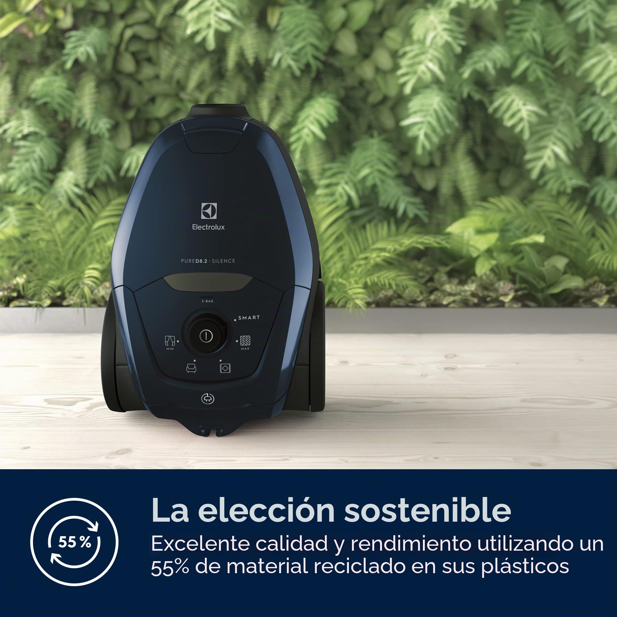 Electrolux PD82-4ST Aspirador con bolsa, potencia máx. 600 W, sistema de aspiración AeroPro, 2 cepillos, accesorio 3 en 1