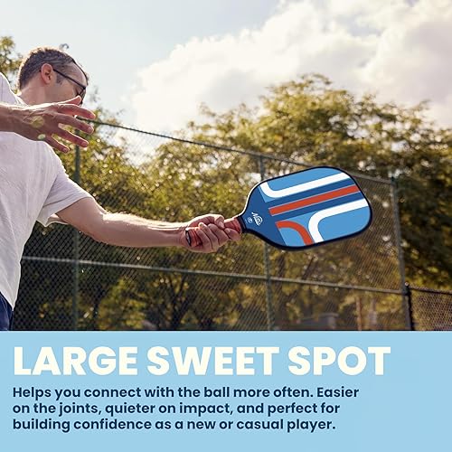 Miniatura 4 de Nettie Pickleball Co. - Pickleball Paddle Set of 2  Fun Pickleball Paddles  2 Lightweight Honeycomb Core Pickleball Paddles  Includes 2 Pickleball