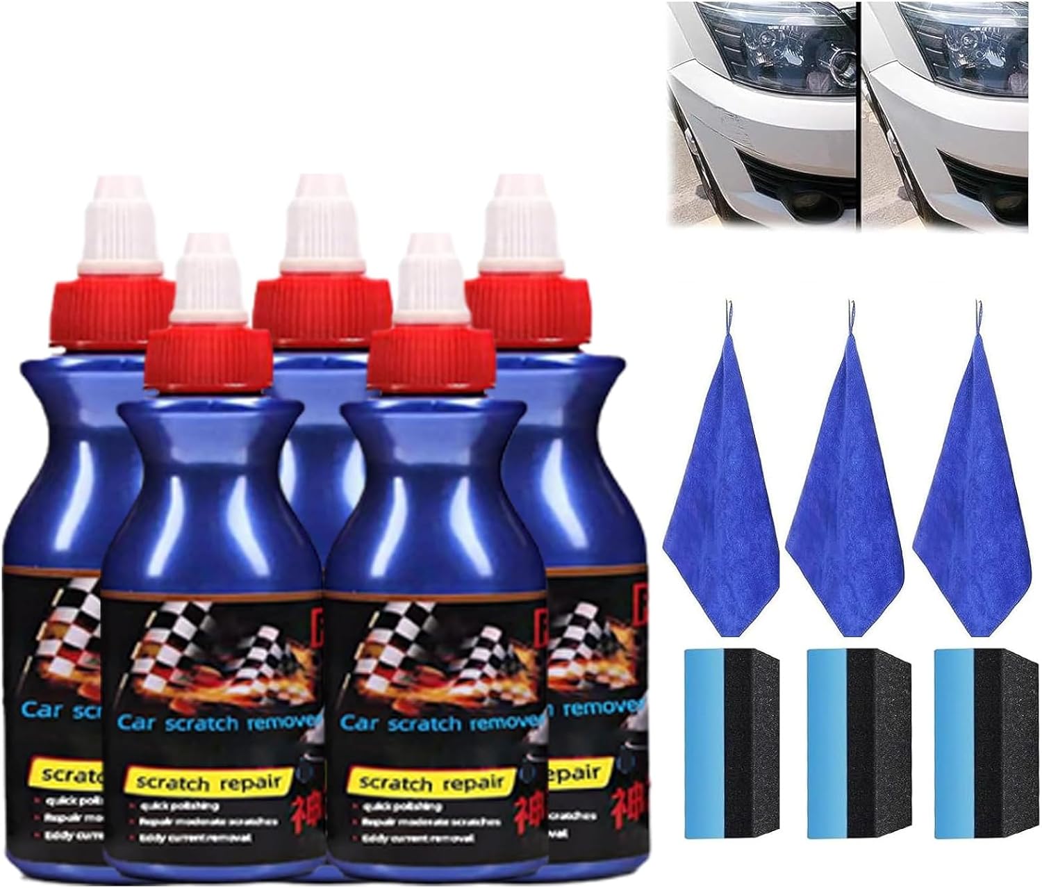 Car Scratch Remover for Deep Scratches, Scratch Repair Wax
