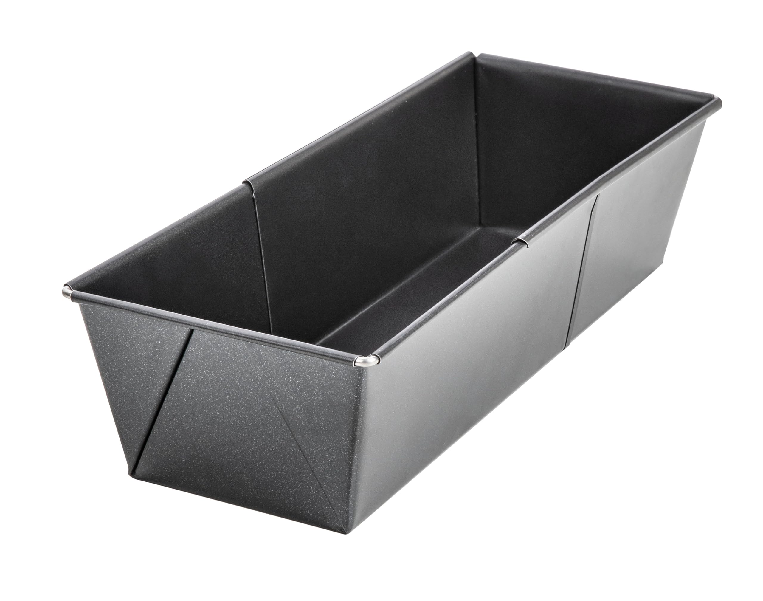 Zenker Black Metallic Königskuchenform ausziehbar – Ca. 20-35 x 11,5 x 7 cm, Stahlblech mit Antihaftbeschichtung, hitzebeständig bis 230°C, Made in Germany, 5 Jahre Garantie