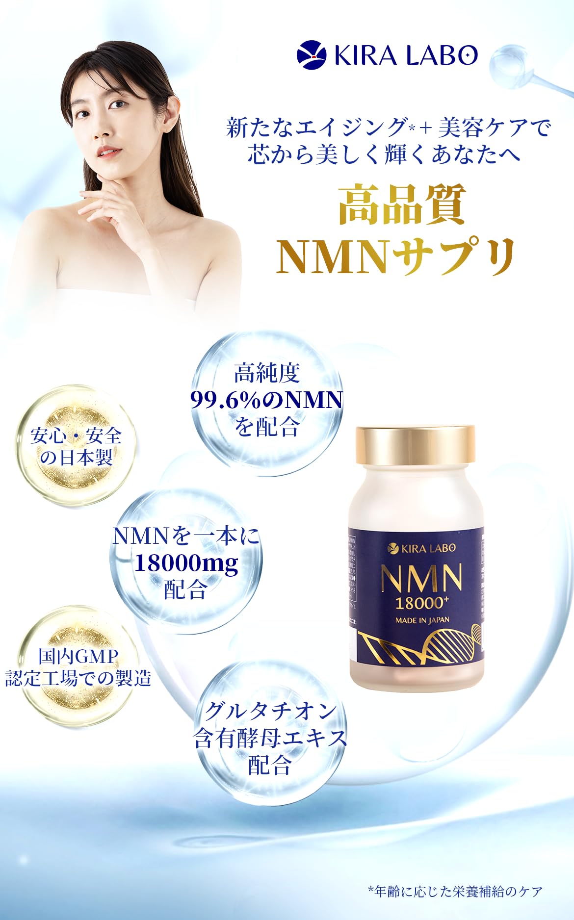Amazon | 【NMN 18000mg 濃縮配合】サプリ 高純度99％以上