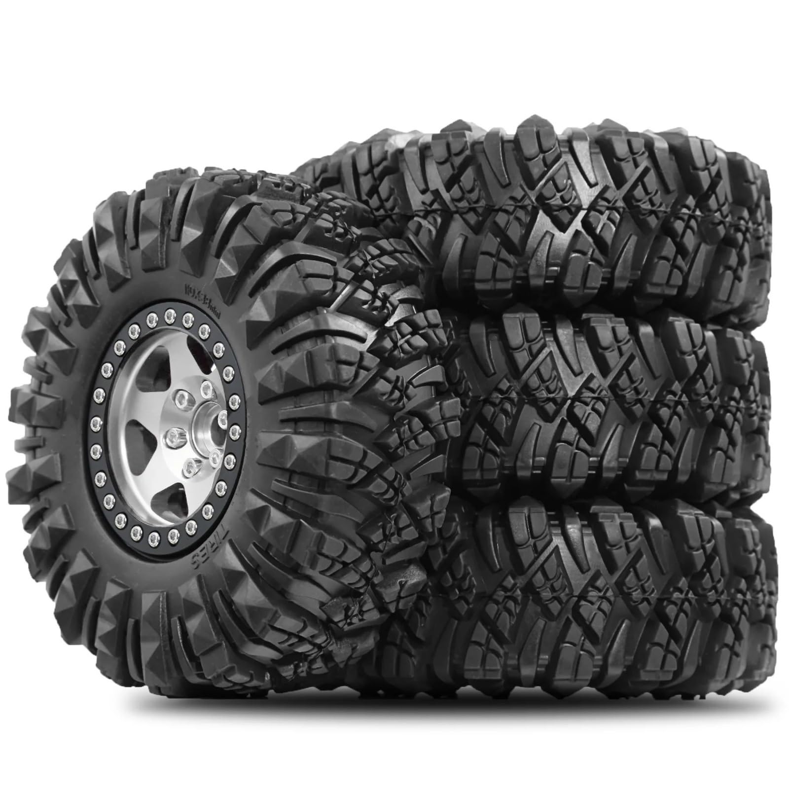 Pneumatici Ruote Da 1,9" Per Traxxas Per TRX4 Per TRX6 1/10 Auto