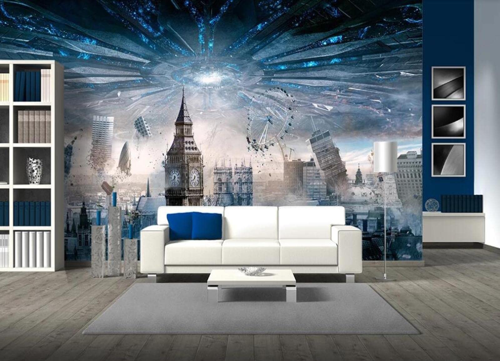 Papel Pintado Mural Personalizado 3D Apocalíptico Película De Ciencia Ficción Fondo De Pared Pintura De Fondo-300Cmx210Cm