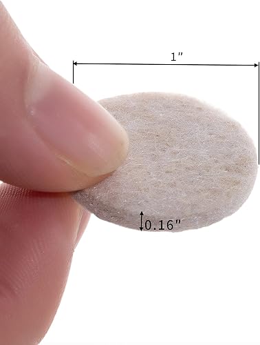 Miniatura 2 de Almohadillas de muebles para suelos de madera dura, 48 almohadillas de fieltro de alta calidad, protectores de suelo, almohadillas autoadhesivas