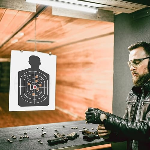 Miniatura 4 de 4 rollos de calcomanías autoadhesivas de blanco de papel kraft de 0.85 pulgadas, 4000 unidades de etiquetas para tiro con arco y práctica de campo