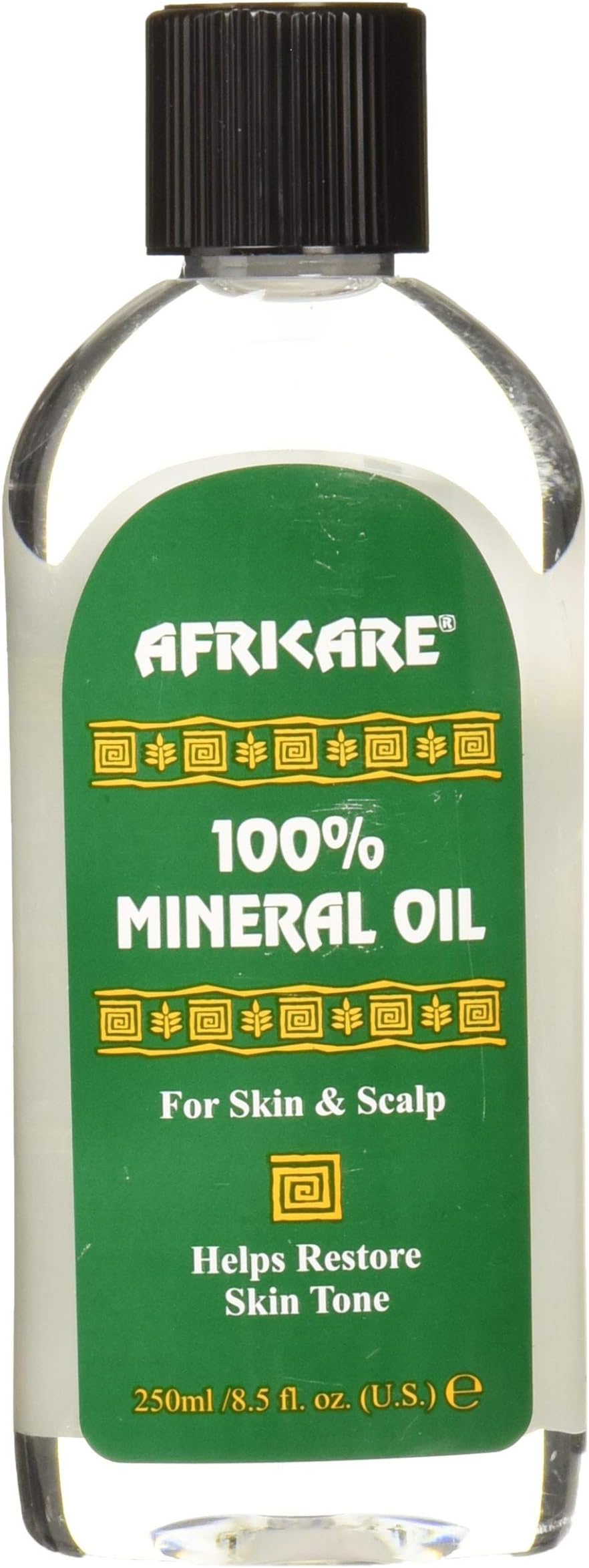 COCOCARE - Africare 100% Mineral Oil - 8.5 Fl Oz - Fragrance Free Pure Oil for Skin and Scalp Care