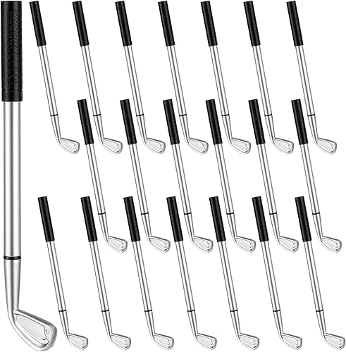 Miniatura 8 de 20 bolígrafos de golf divertidos para deportes, accesorios de club de golf, mini bolígrafos decorativos, tinta de gel negra para hombres y mujeres,