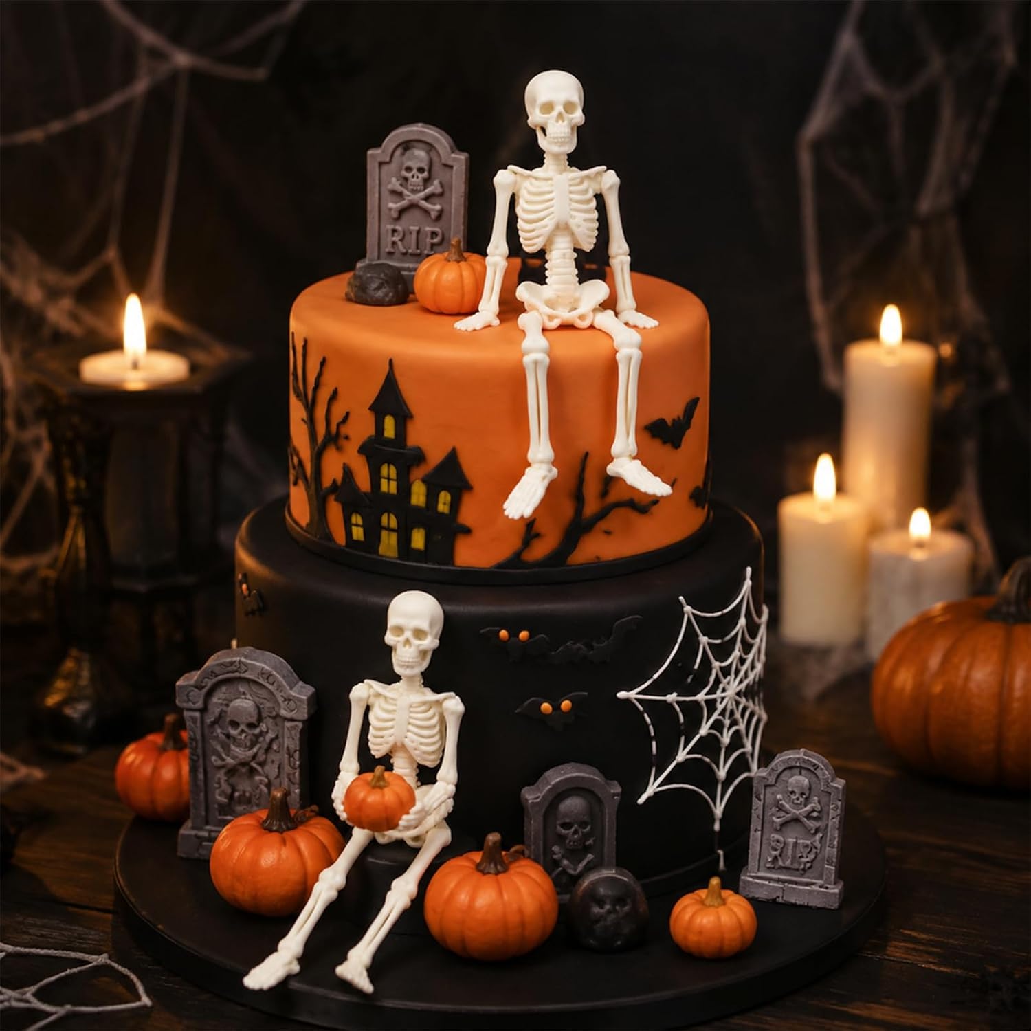 Skeleton Silicone Mold for Halloween Baking & Crafts