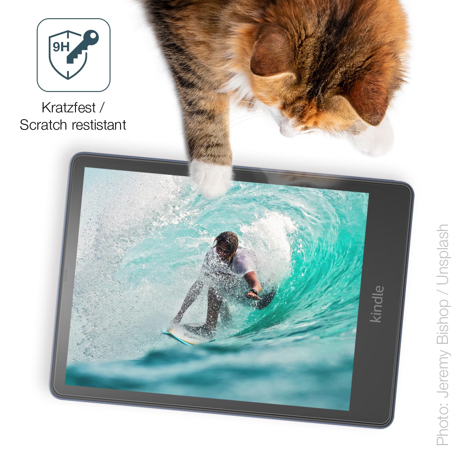 Dipos 2x Pellicola Protettiva In Vetro Flessibile 9H Per Kindle Oasis (2019) - Anti-shock, Made In Germany