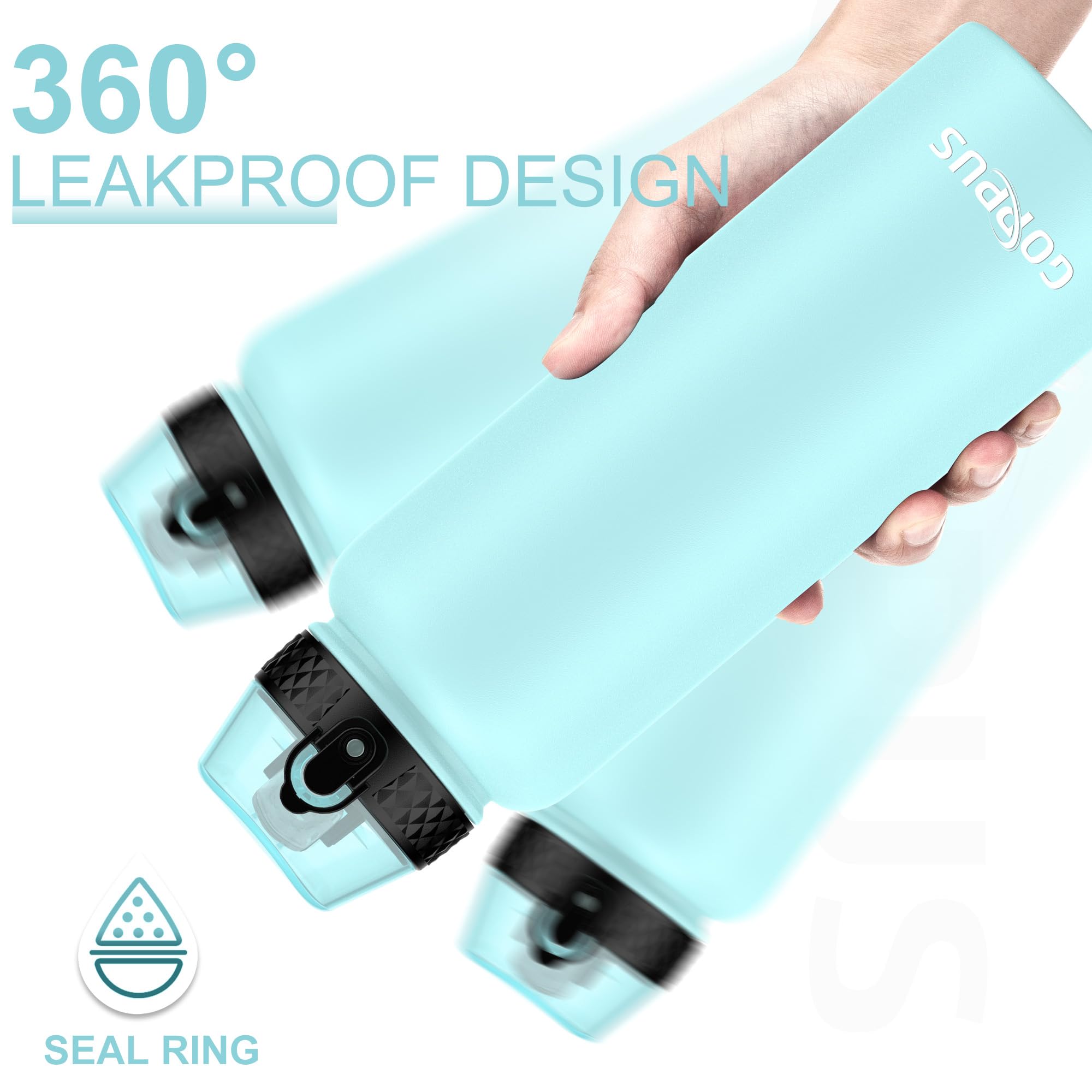 GOPPUS Bouteille D'eau Acier Inoxydable Avec Paille | WhichOne