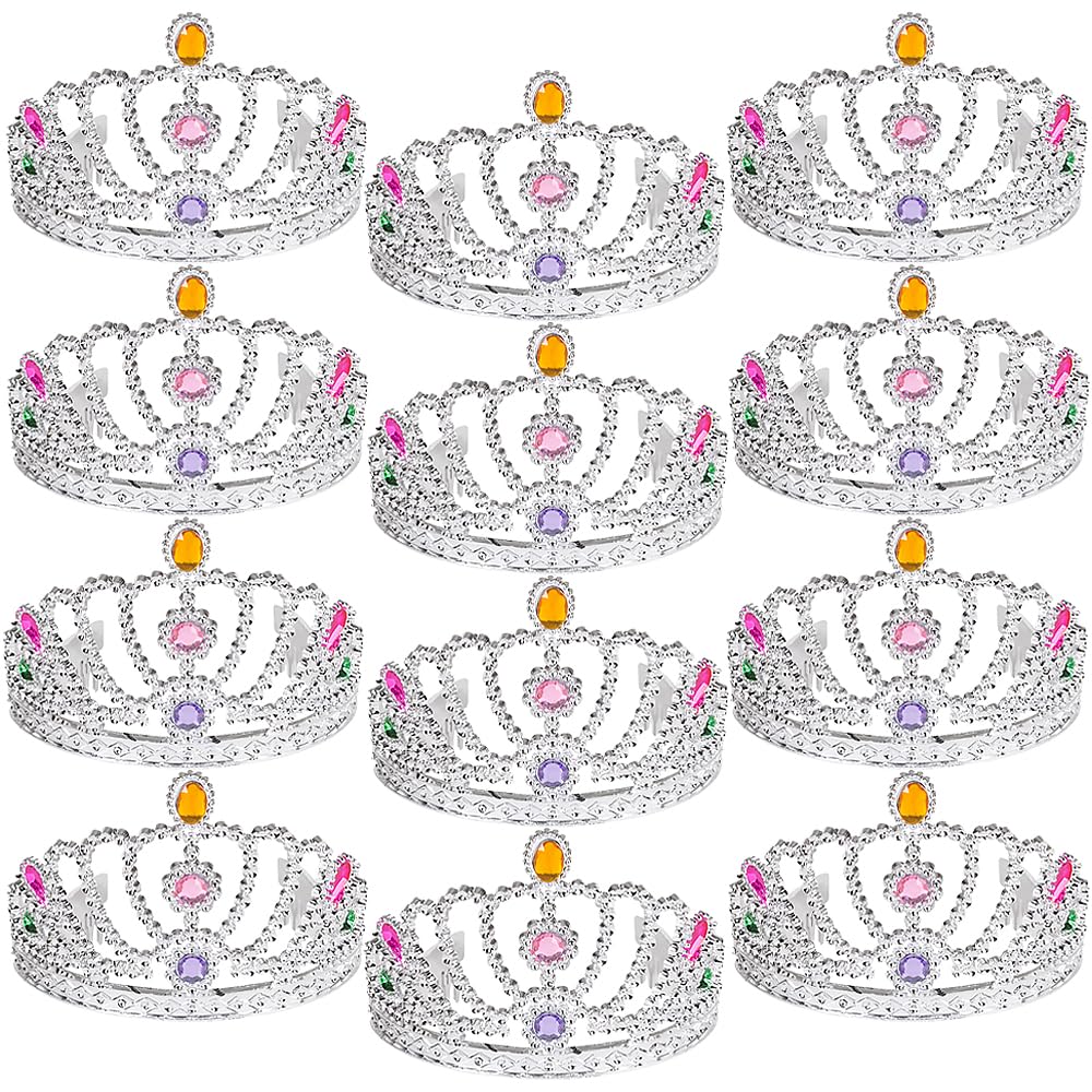 Rhinestone Tiara Pncess Crowns (1 dz)