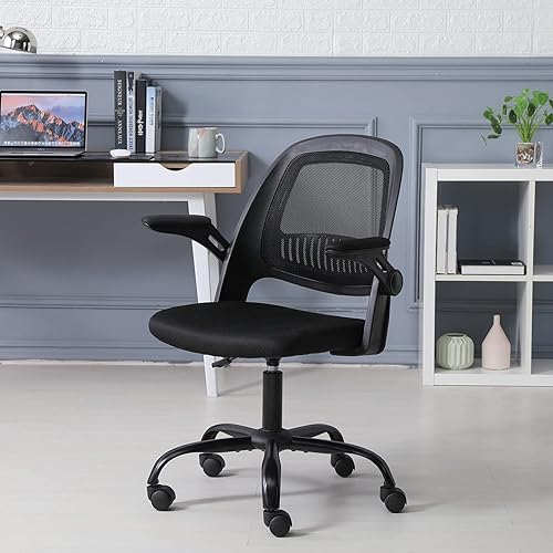 Miniatura 2 de Silla de computadora de oficina silla de oficina de malla silla de altura ajustable silla ergonómica con brazo mecedor silla de oficina ejecutiva