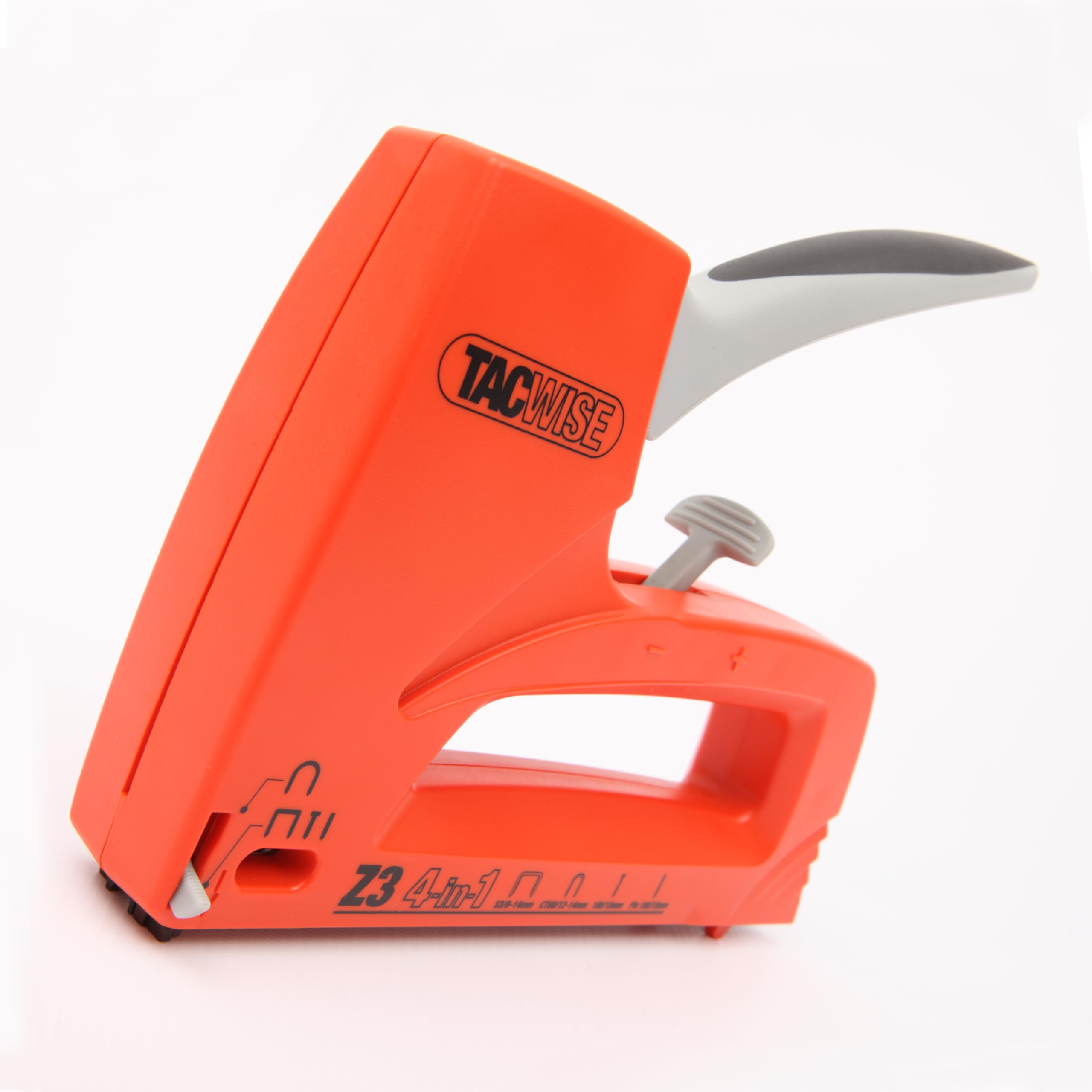 Tacwise 1788 Z3 4 EN 1 Agrafeuse/Cloueuse Professionnelle en Métal avec 10,000 Agrafes de Type 53/12mm, Utilises les Agrafes de Type 53 et CT-60 et les Clous 18G