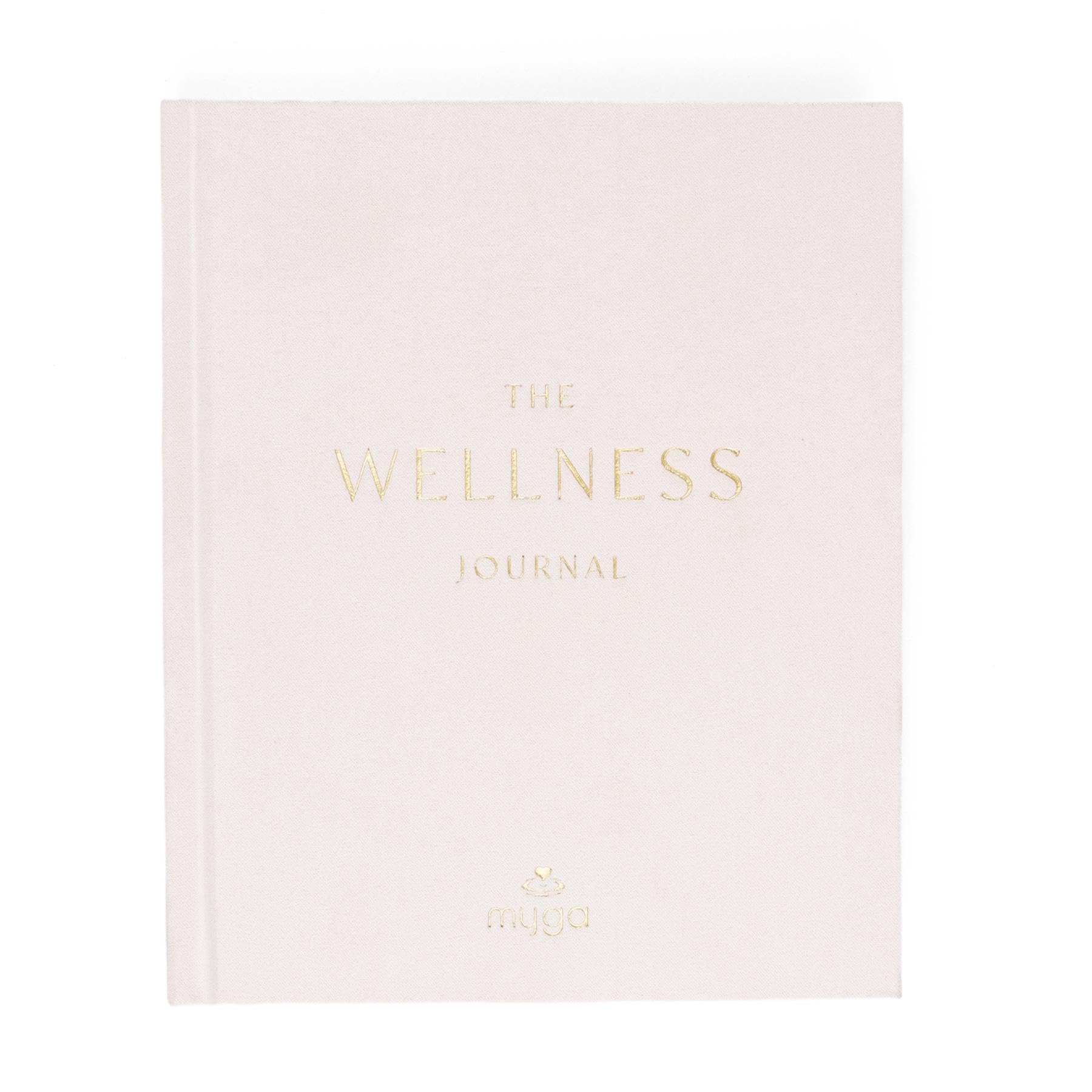 – Wellness Journal - A5 Self-Care & Wellbeing Reflection Notebook – Undated Diary for Personal Development, Goal Setting, Mood & Mental Health for Women and Men - Beige