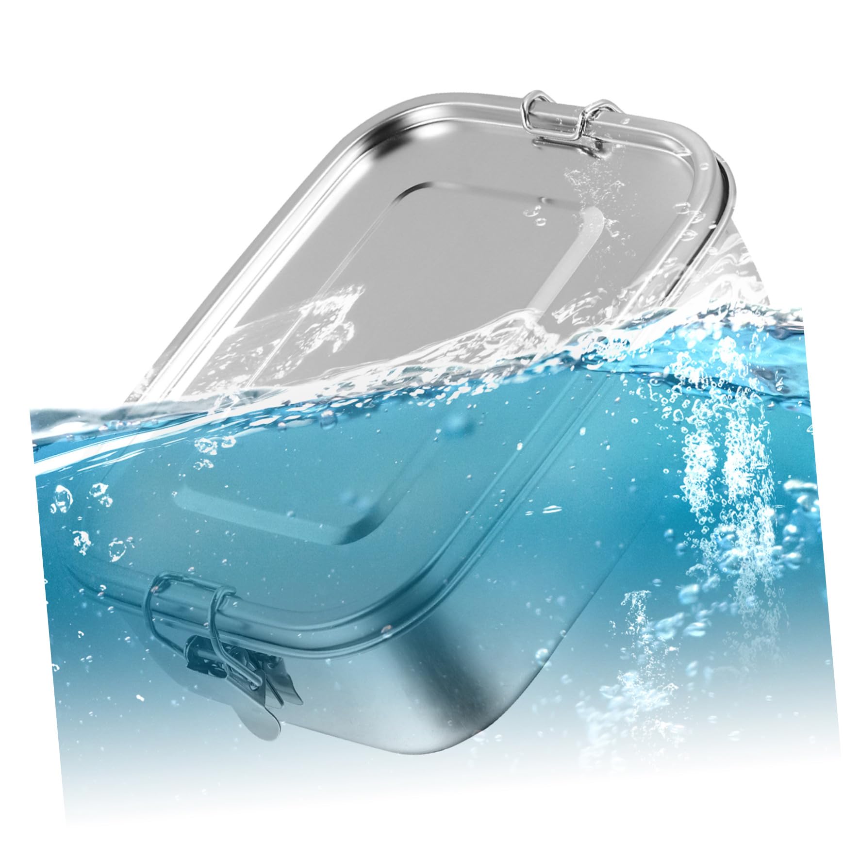 COLLBATH Boîte à Lunch Bento en Acier Inoxydable 1, 2l 3 Compartiments