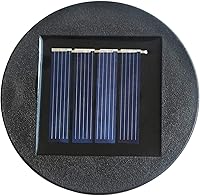 Vista 1 de Piezas de luz solar de repuesto, linternas solares de repuesto para jardín, 7 lúmenes, panel solar LED para jardín, patio, luces de decoración