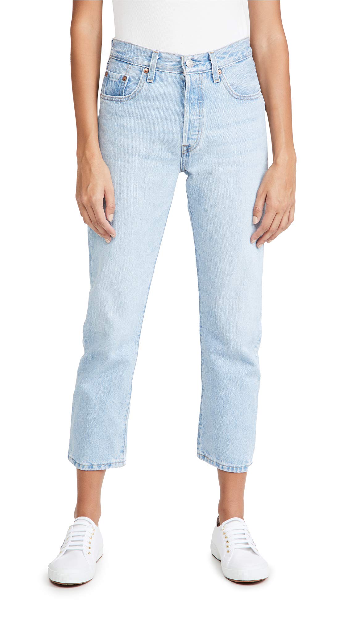 Photo 1 of Levi's Women's Premium 501 Crop Jeans, Luxor Ra, 25