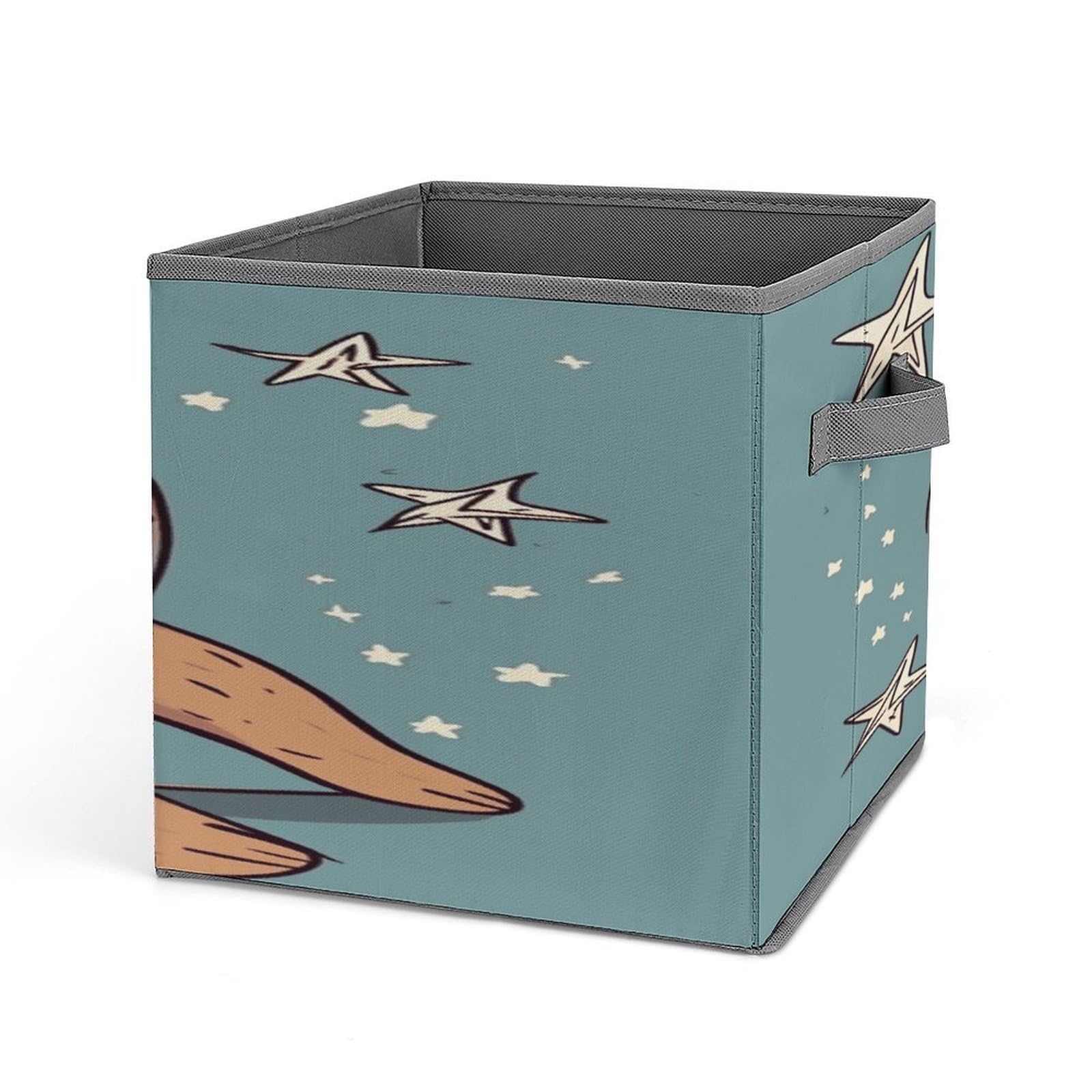 Fekiloot Style Funny Sloth Stars Storage Bins Storage Baskets