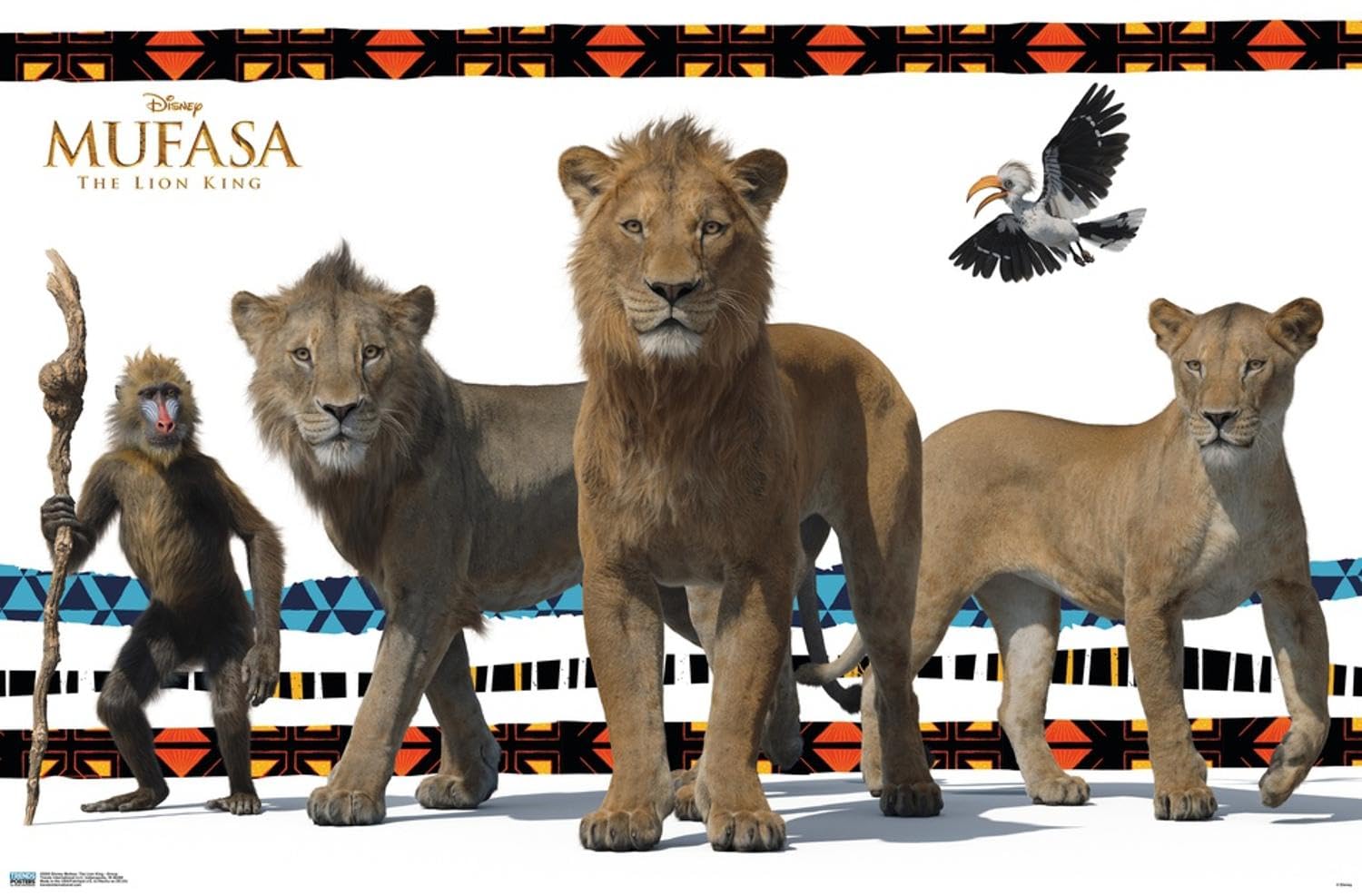 Amazon.com: Trends International Disney Mufasa: The Lion King - Group ...